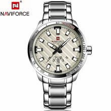 Load image into Gallery viewer, NAVIFORCE Gold Watch Men Watches Top Brand Luxury Famous Wristwatch Male Clock Golden Quartz Wrist Watch Relogio Masculino